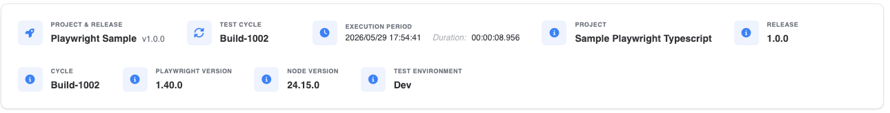 Rich Metadata and Environment Info - 1